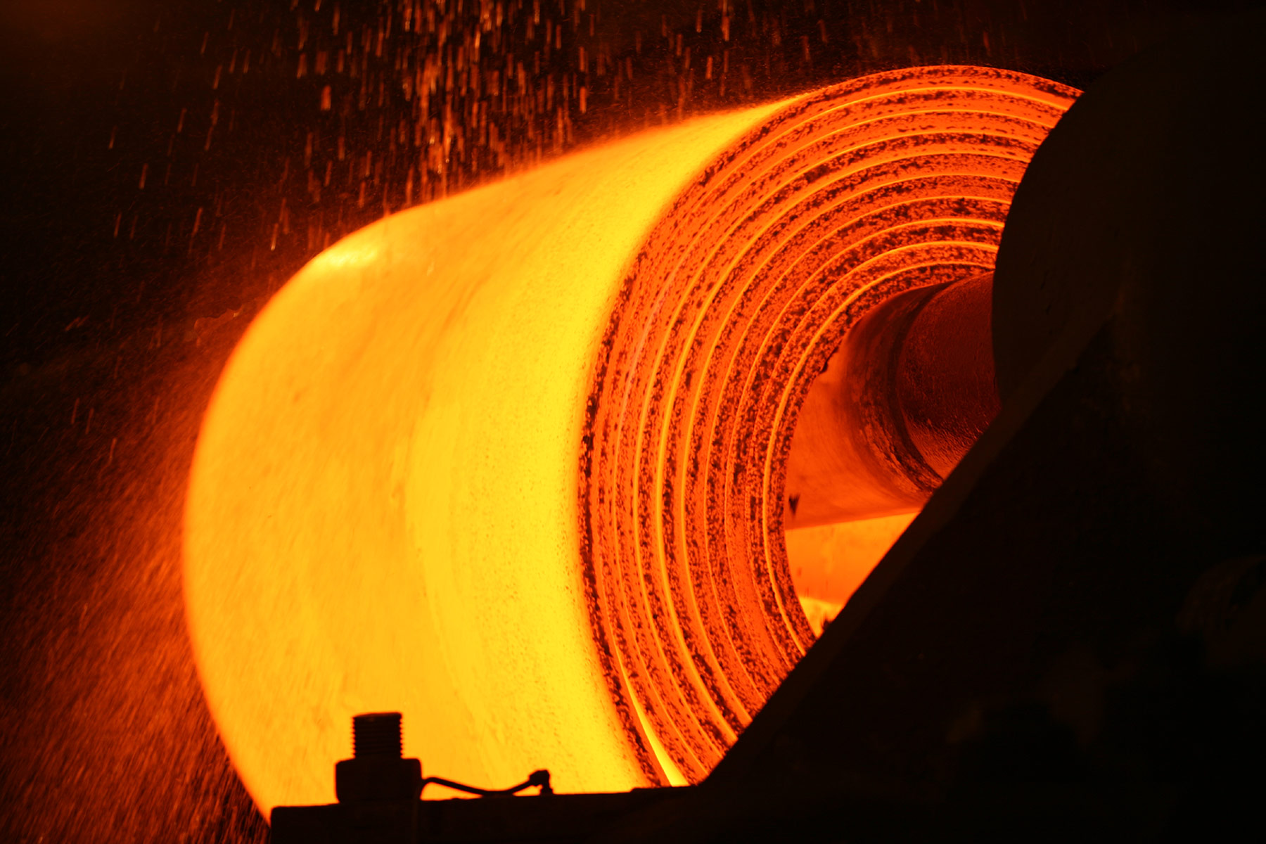 UK Location photographers - Corus / Tata Steel Europe Rolling Hot Mill / Push4